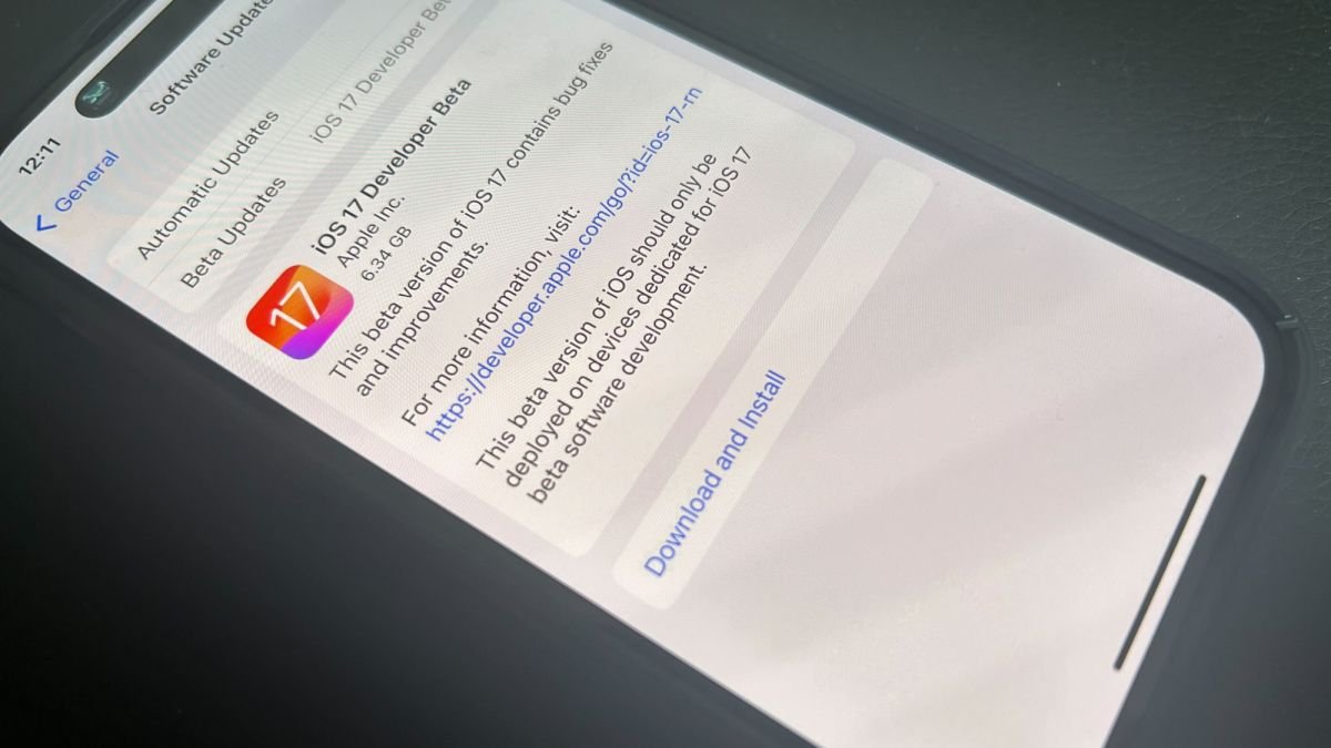 ios 17 beta update